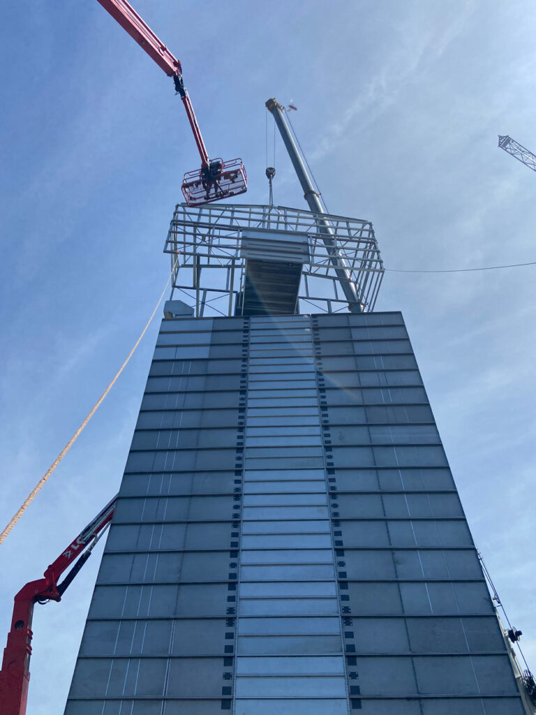 Installation of a dryer for the Limagrain cooperative